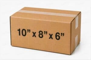 10x8x6 50 pack 32 ECT kraft corrugated shipping box from ValueMailers
