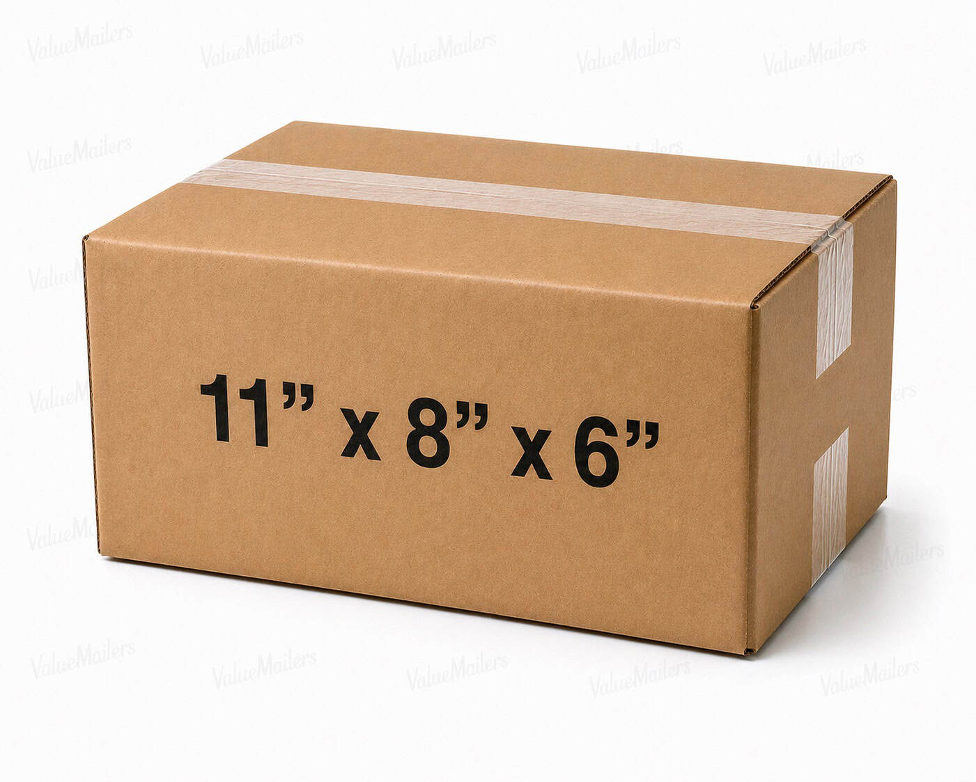 11x8x6 50 pack 32 ECT kraft corrugated shipping box from ValueMailers