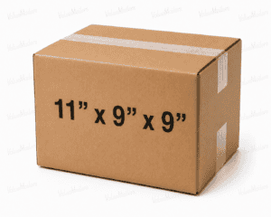 11x9x9 50 pack 32 ECT kraft corrugated shipping box from ValueMailers