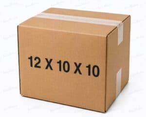 12x10x10 kraft corrugated brown shipping box from ValueMailers