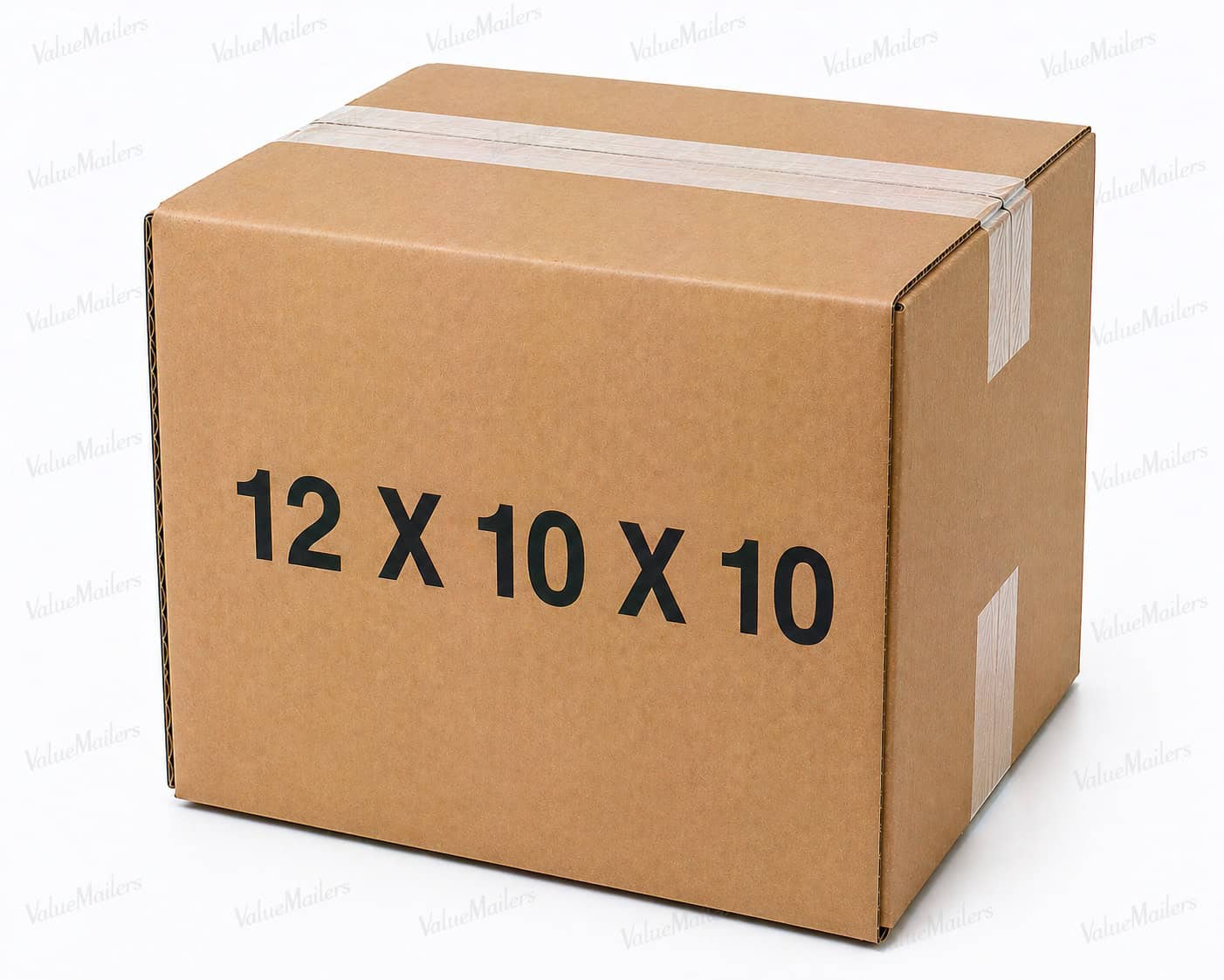 12x10x10 kraft corrugated brown shipping box from ValueMailers