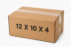 12x10x4 kraft corrugated shipping box from ValueMailers