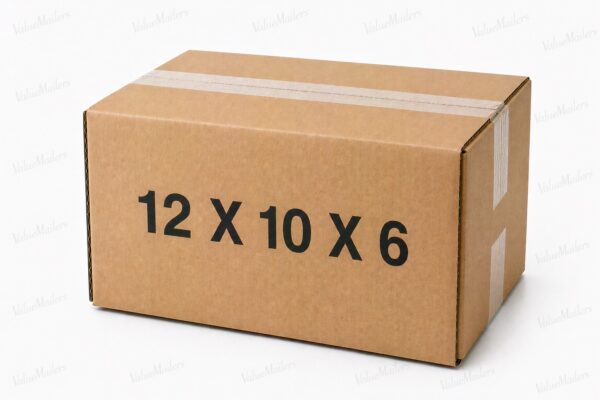 12x10x6 kraft corrugated shipping box from ValueMailers