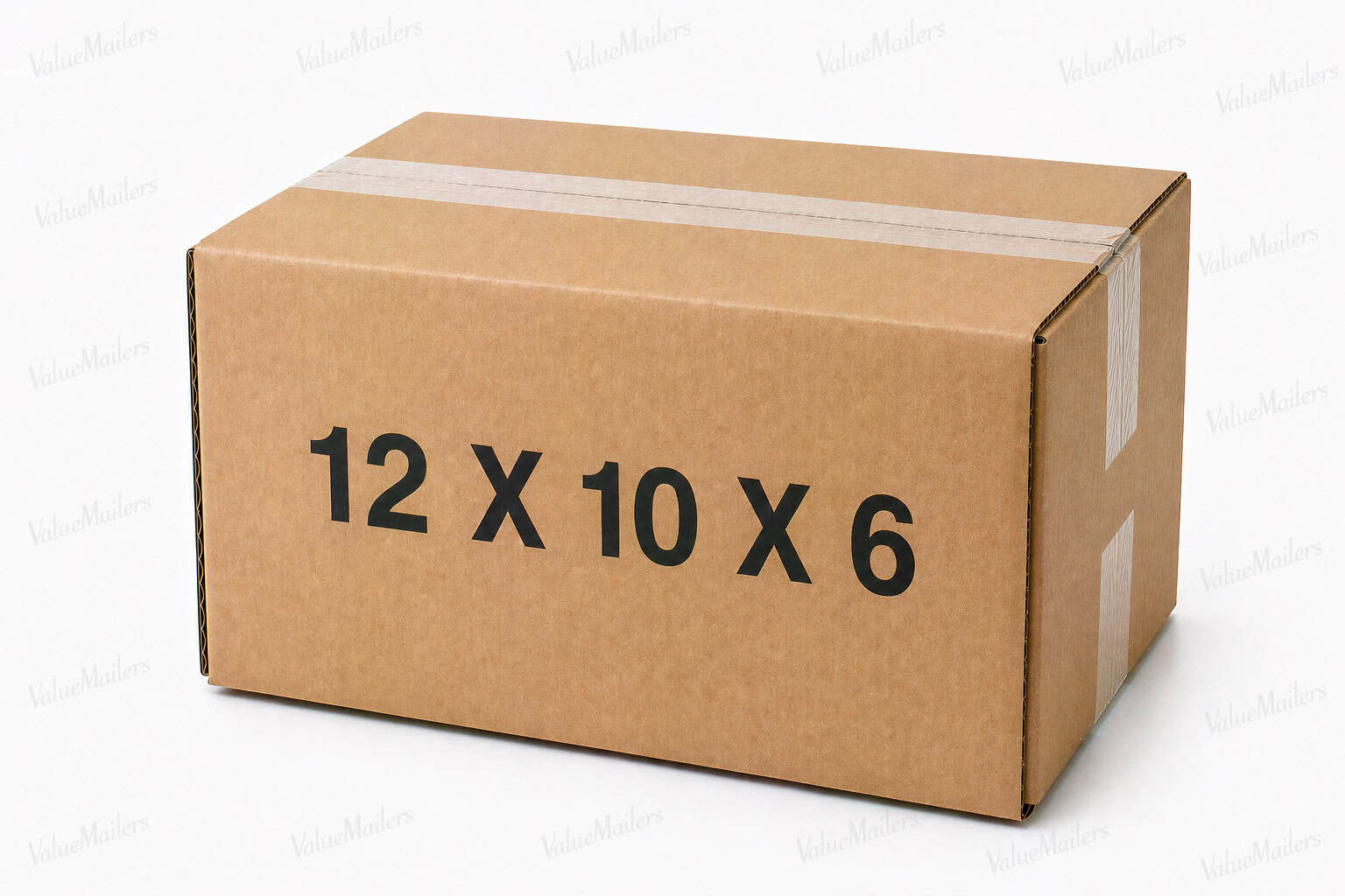 12x10x6 kraft corrugated shipping box from ValueMailers