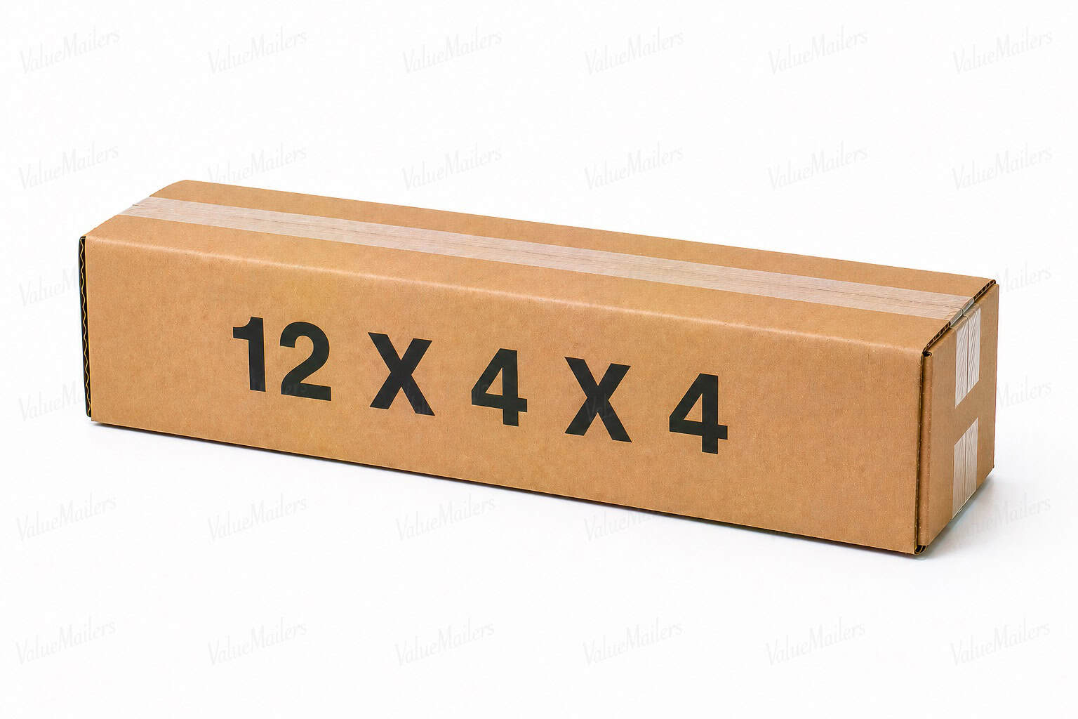 12x4x4 kraft corrugated shipping box from ValueMailers