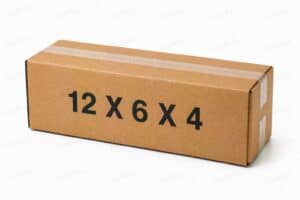 12x6x4 kraft corrugated shipping box from ValueMailers