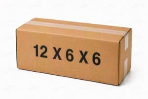 12x6x6 kraft corrugated shipping box from ValueMailers