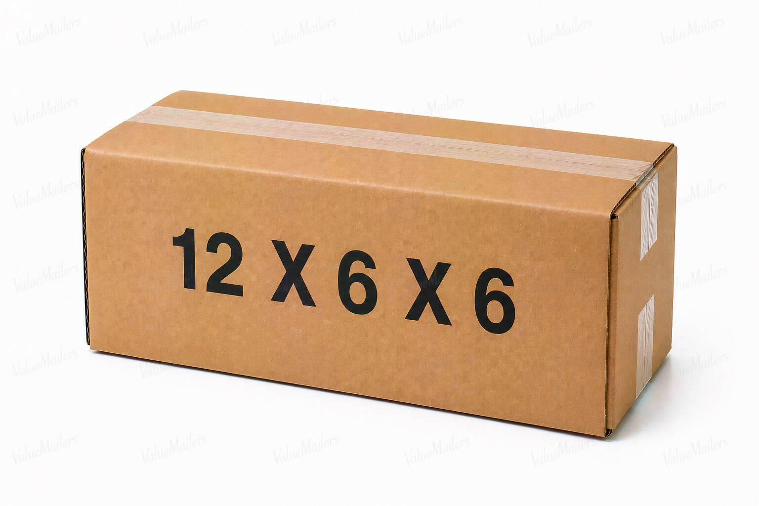 12x6x6 kraft corrugated shipping box from ValueMailers