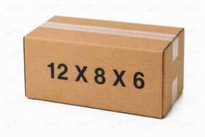 12x8x6 kraft corrugated shipping box from ValueMailers