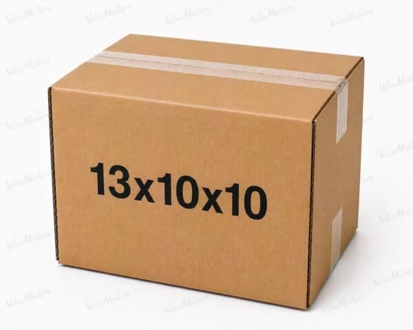 13x10x10 kraft corrugated brown shipping box from ValueMailers