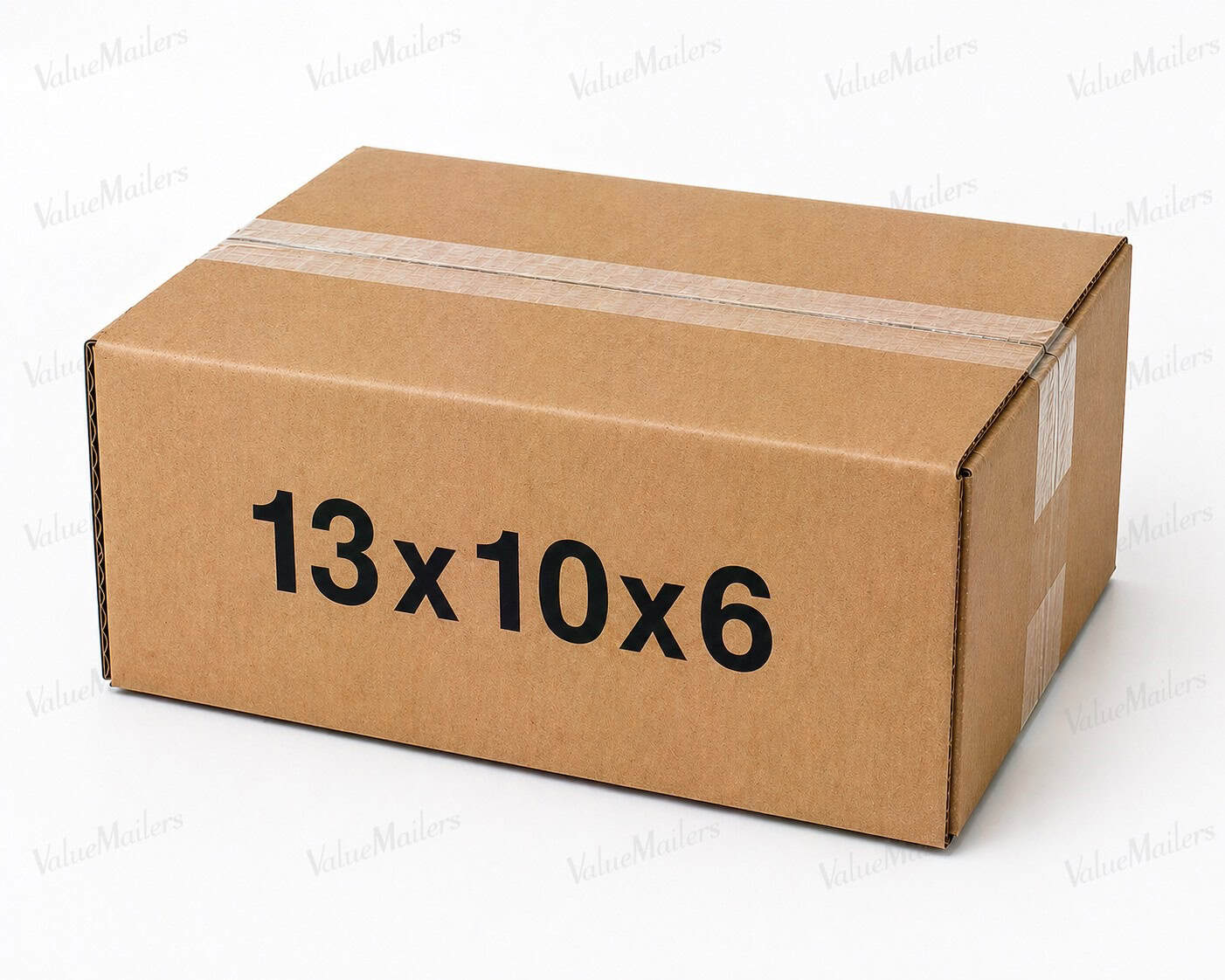 13x10x6 kraft corrugated brown shipping box from ValueMailers