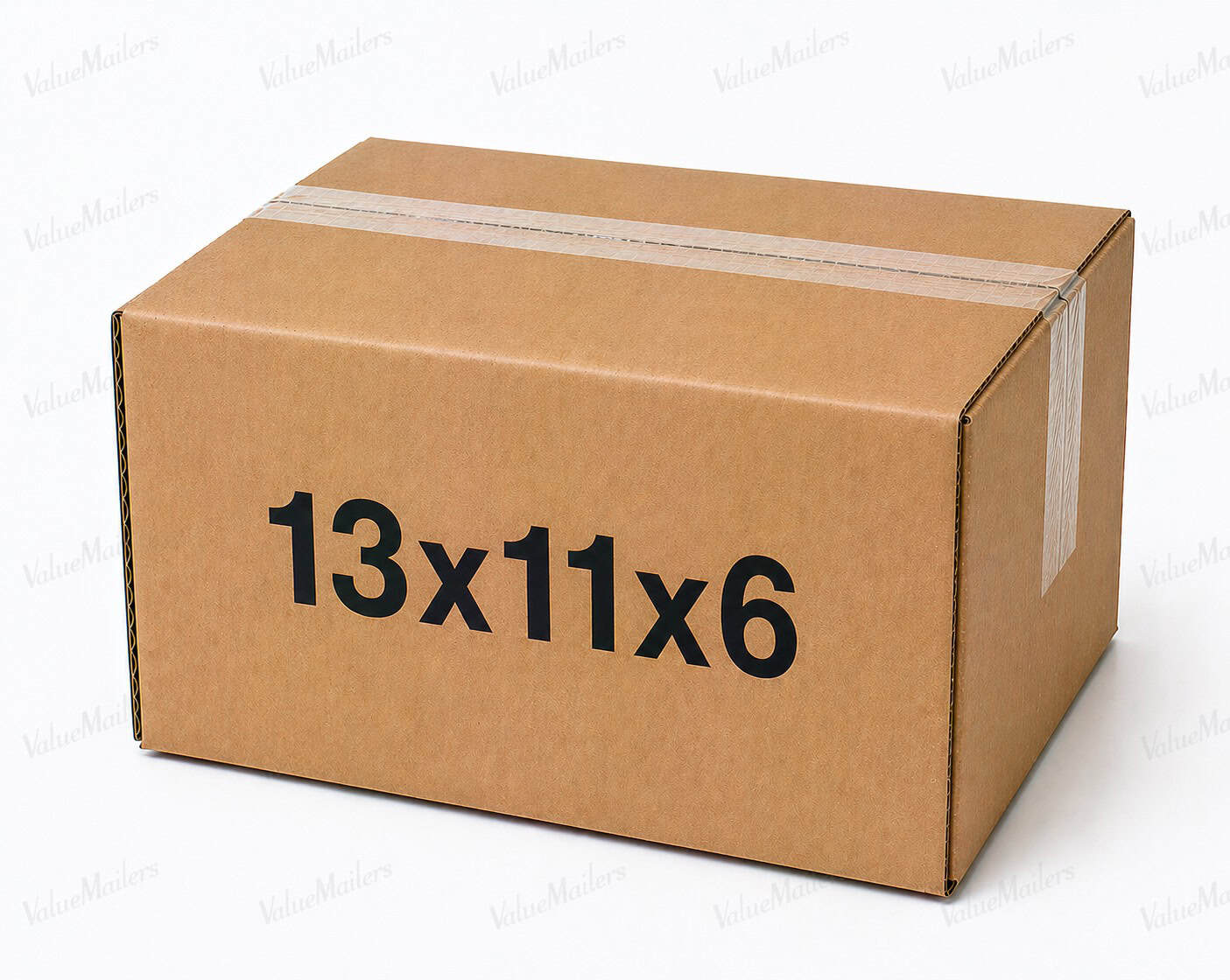13x11x6 kraft corrugated brown shipping box from ValueMailers