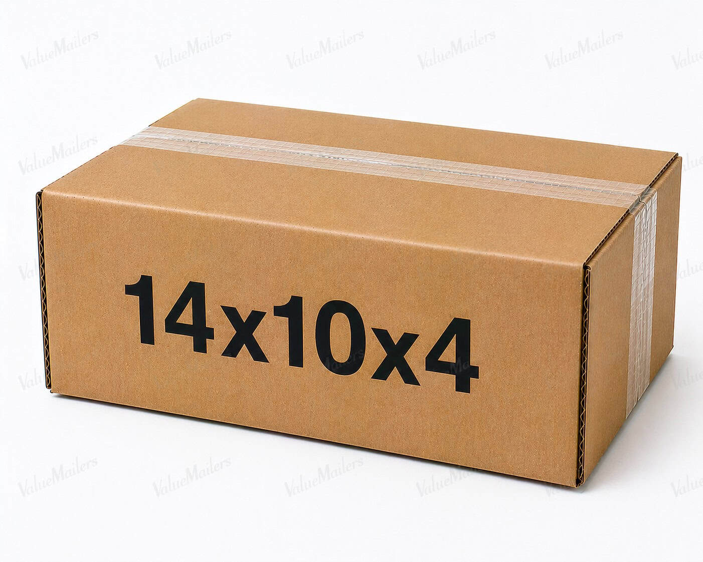 14x10x4 kraft corrugated brown shipping box from ValueMailers