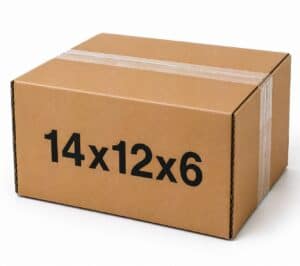 14x12x6 32 ECT kraft corrugated shipping box from ValueMailers