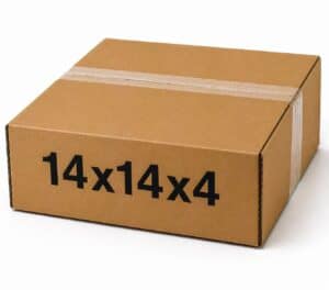 14x14x4 32 ECT kraft corrugated shipping box from ValueMailers