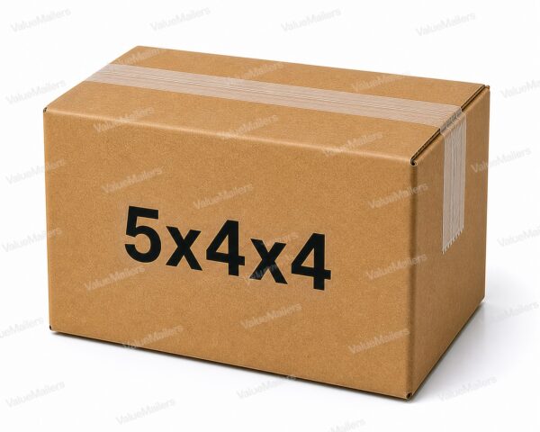 5x4x4 kraft corrugated shipping box from ValueMailers