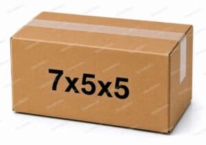 7x5x5 kraft corrugated shipping box from ValueMailers