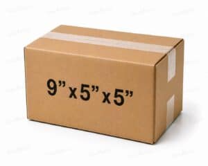 9x5x5 50 pack 32 ECT kraft corrugated shipping box from ValueMailers
