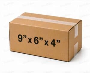 9x6x4 50 pack 32 ECT kraft corrugated shipping box from ValueMailers