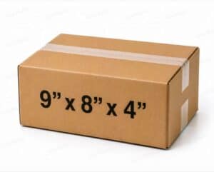 9x8x4 50 pack 32 ECT kraft corrugated shipping box from ValueMailers