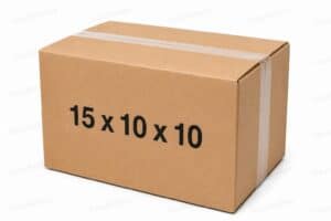 15x10x10 32 ECT kraft corrugated shipping box from ValueMailers