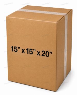 15x15x20 32 ECT kraft corrugated shipping box from ValueMailers