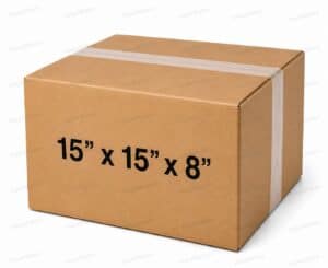 15x15x8 32 ECT kraft corrugated shipping box from ValueMailers