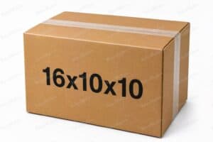16x10x10 25 pack 32 ECT kraft corrugated shipping box from ValueMailers