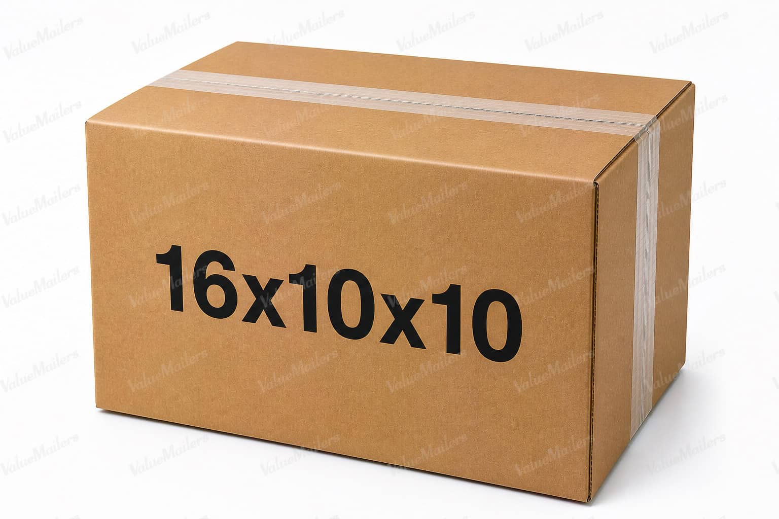 16x10x10 25 pack 32 ECT kraft corrugated shipping box from ValueMailers