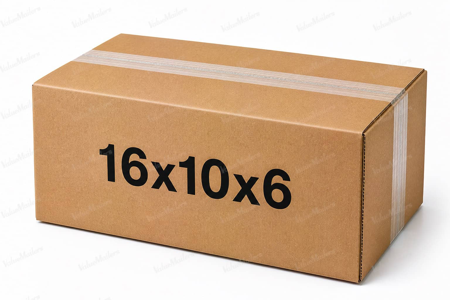 16x10x6 25 pack 32 ECT kraft corrugated shipping box from ValueMailers