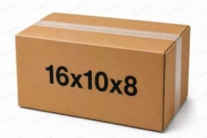 16x10x8 25 pack 32 ECT kraft corrugated shipping box from ValueMailers