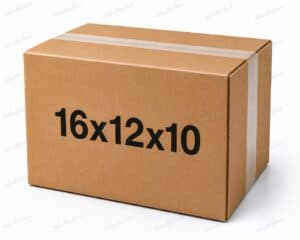 16x12x10 25 pack 32 ECT kraft corrugated shipping box from ValueMailers