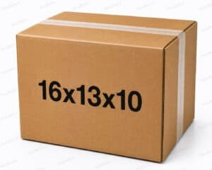 16x13x10 25 pack 32 ECT kraft corrugated shipping box from ValueMailers