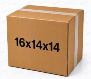 16x14x14 25 pack 32 ECT kraft corrugated shipping box from ValueMailers
