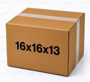 16x16x13 25 pack 32 ECT kraft corrugated shipping box from ValueMailers