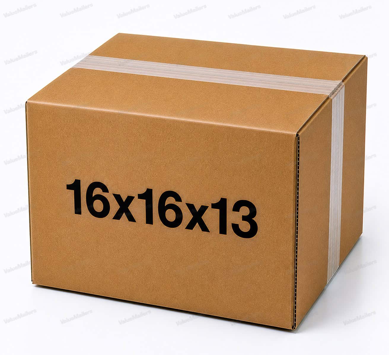 16x16x13 25 pack 32 ECT kraft corrugated shipping box from ValueMailers