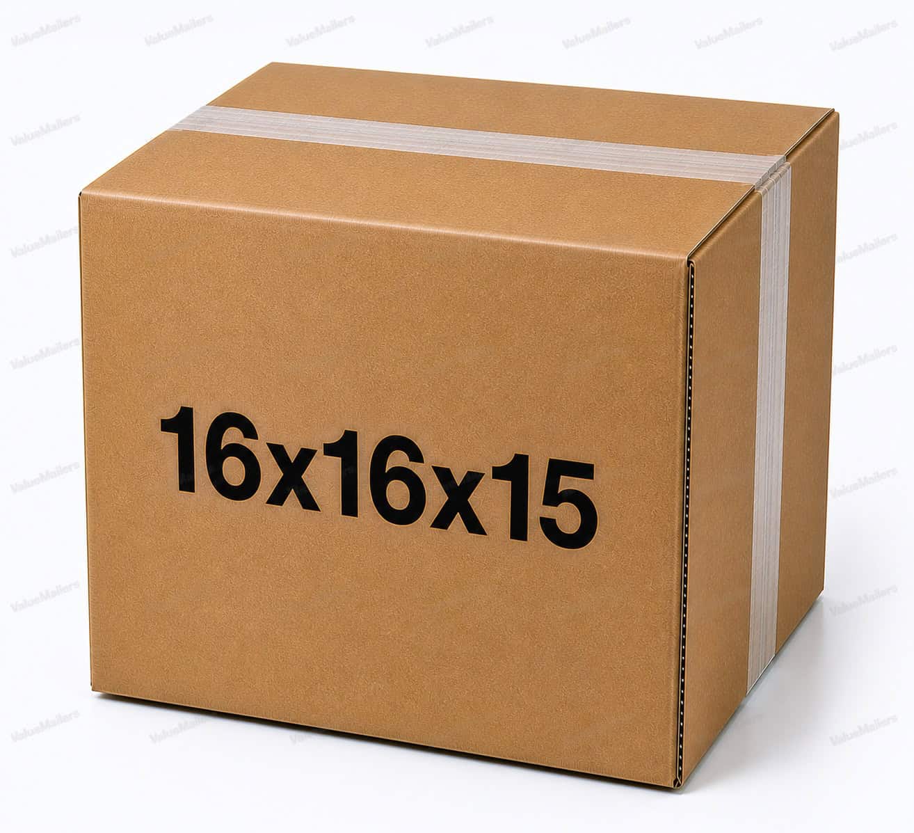 16x16x15 25 pack 32 ECT kraft corrugated shipping box from ValueMailers
