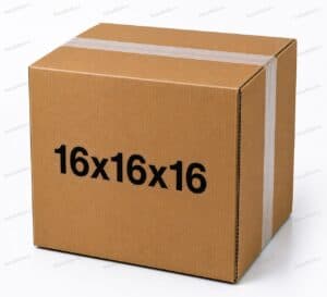 16x16x16 25 pack 32 ECT kraft corrugated shipping box from ValueMailers