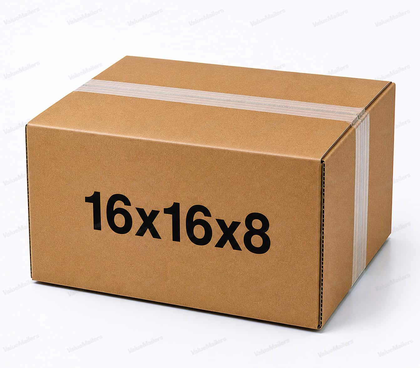 16x16x8 25 pack 32 ECT kraft corrugated shipping box from ValueMailers