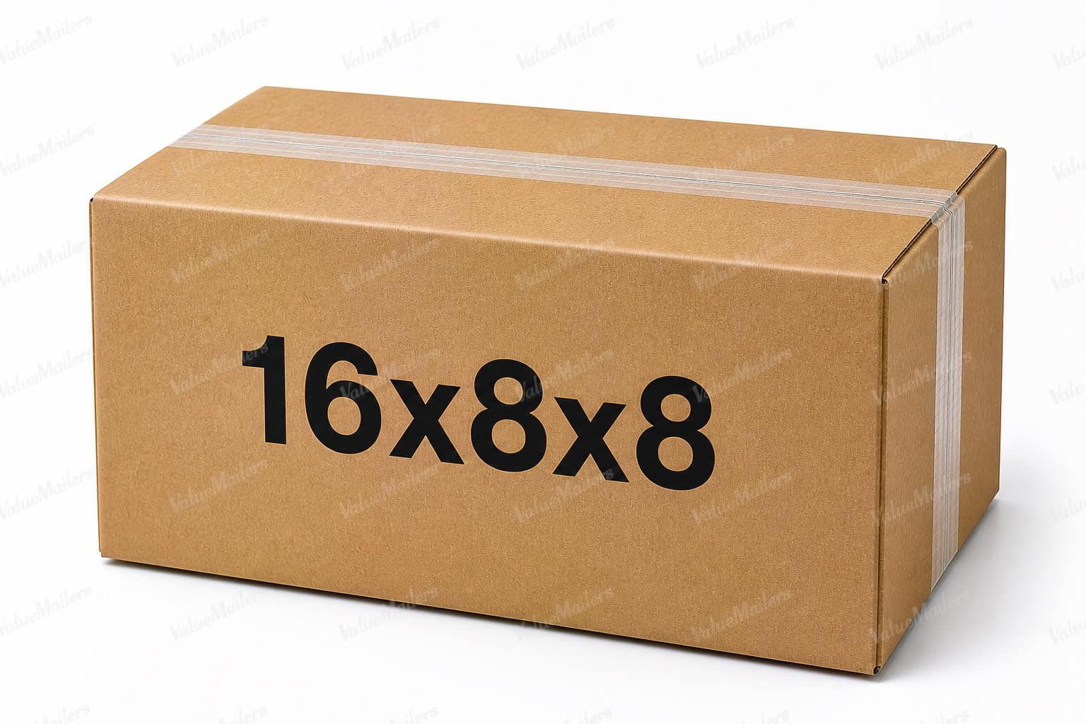 16x8x8 25 pack 32 ECT kraft corrugated shipping box from ValueMailers
