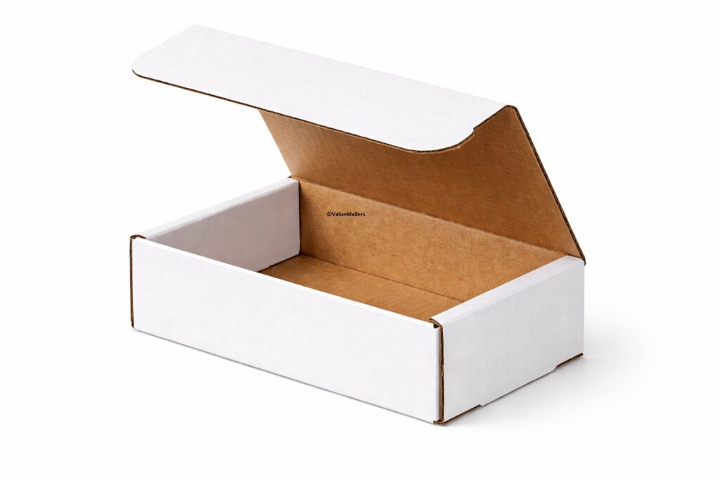 6x4x2 White Corrugated Box