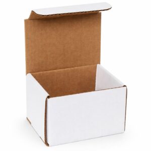 5 x 4 x 3 white corrugated mailer from ValueMailers