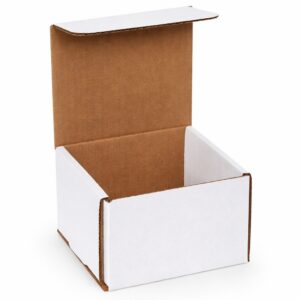5 x 5 x 3 white corrugated mailer from ValueMailers