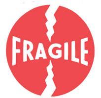#DL1140 4 x 4" Fragile Label
