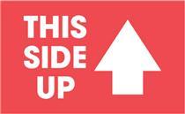 3 x 5" This Side Up (Arrow) Label
