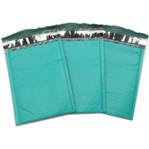 100 Green #5 Poly Bubble Mailers (10.5" X 15.25")
