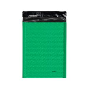 B1) 250 Green #0 Poly Bubble Mailers (6.5" X 9.25")