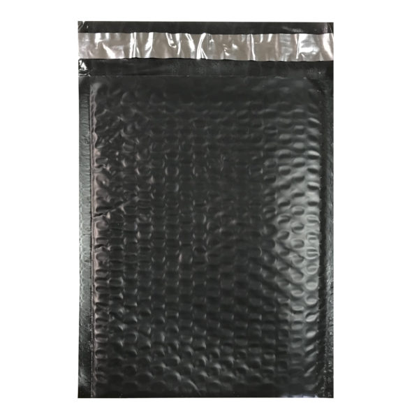 black #2 poly bubble mailers