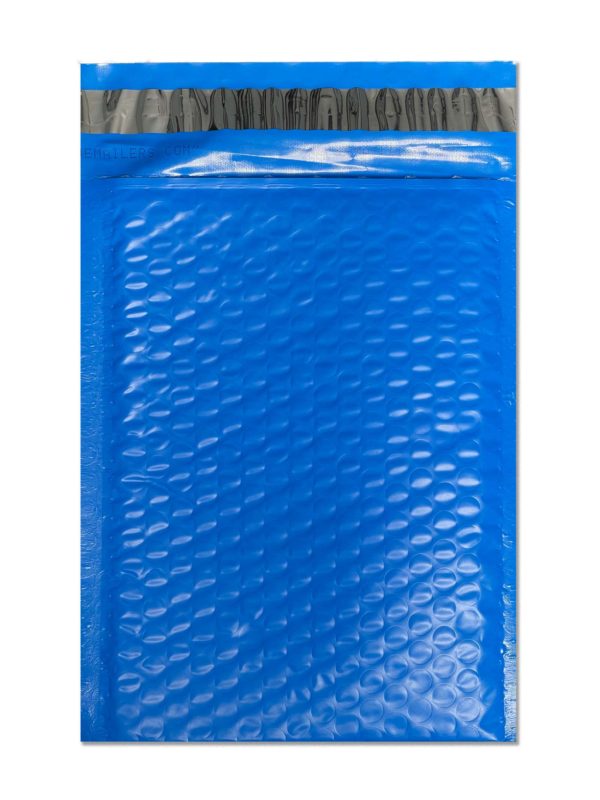 B1) 100 Blue #2 Poly Bubble Mailers (8.5" X 11.25")