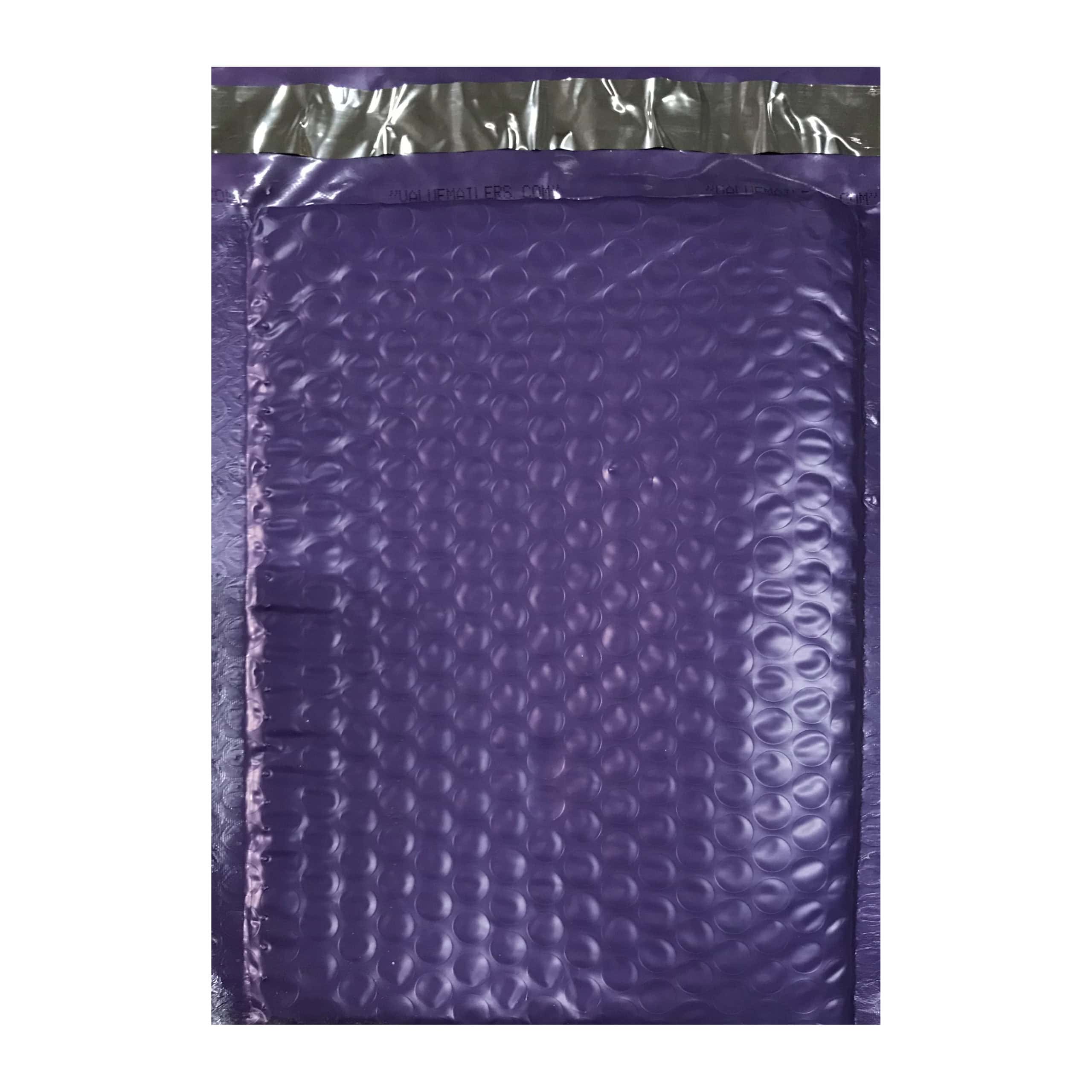 thumbnail image 2 of Uneekmailers 25 Pack 6x10 Purple Poly Bubble Mailers | Self Seal Shipping Envelopes 2 of 4